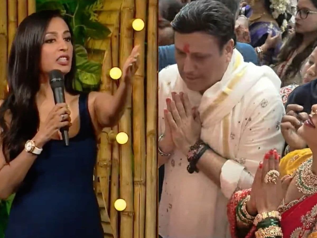 Govinda seen with rumored girlfriend at Ganesh festival; Kashmera Shah calls out homewreckers
