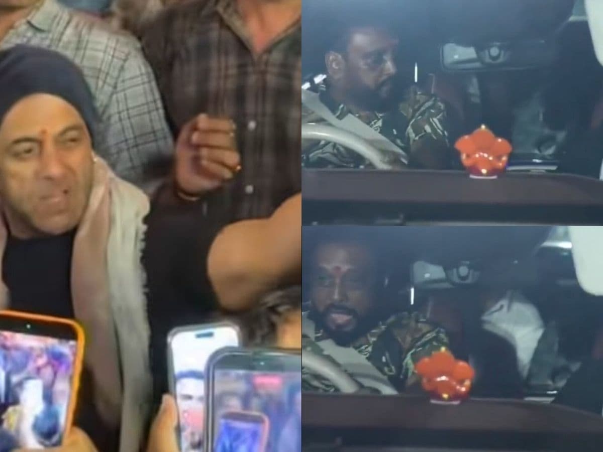 Salman Khan scolds driver after fan’s foot hit; crowd chaos at Ganpati darshan