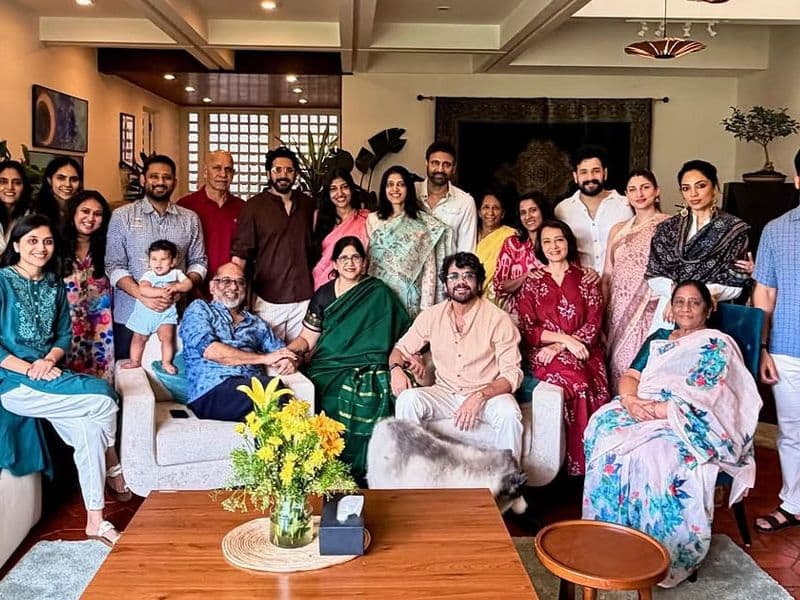 Akkineni clan unites for ANR tribute; fans cheer historic family photo
