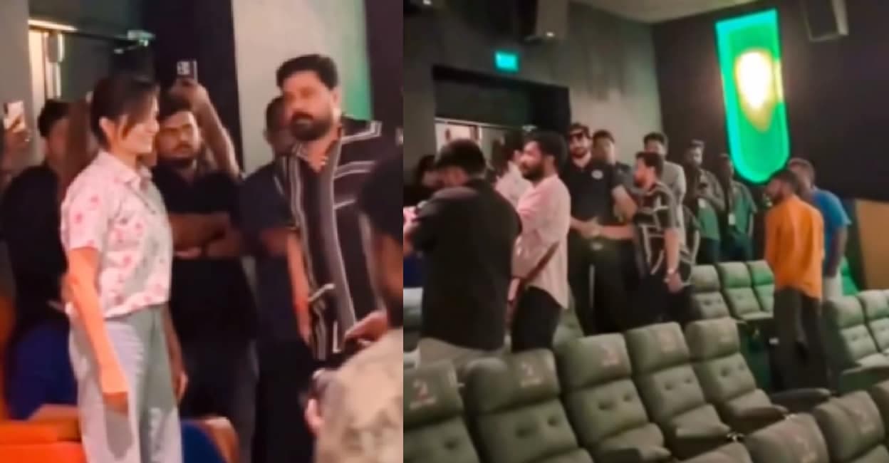 പരസ്പരം കൈകൊടുത്ത് പുഞ്ചിരിച്ച് ദിലീപും മഞ്ജു വാരിയരും; ചര്ച്ചയായി വിഡിയോ