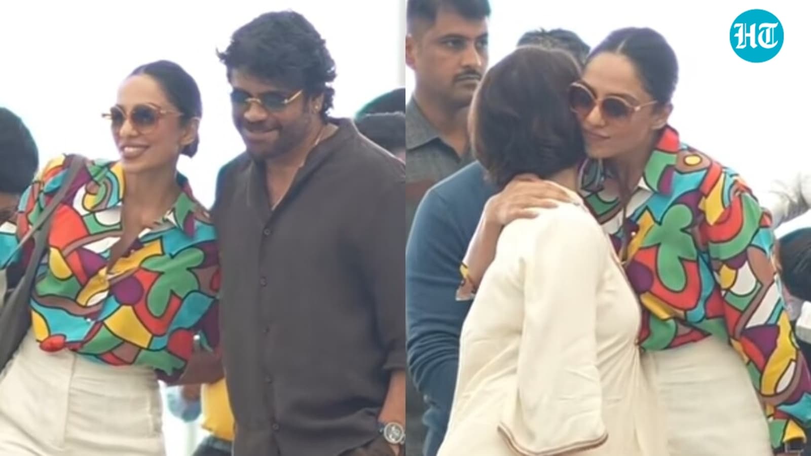 Nagarjuna’s birthday flight sparks sweet family moment; Sobhita Dhulipala shares hug with his parents