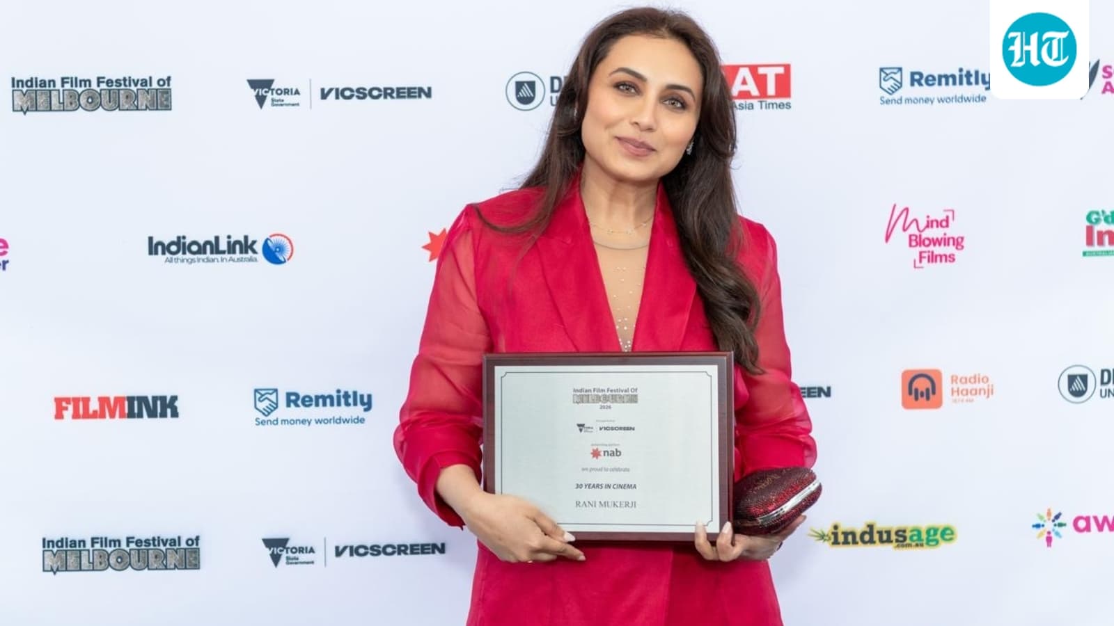 Rani Mukerji Honoured for 3 Decades in Cinema; Global Recognition for Indian Film Industry