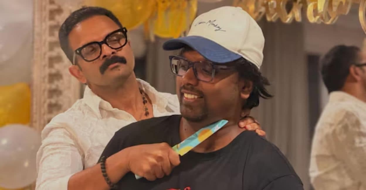 Jayasurya teases Rojin Thomas with knife‑play; ‘Kathanar’ release still a mystery