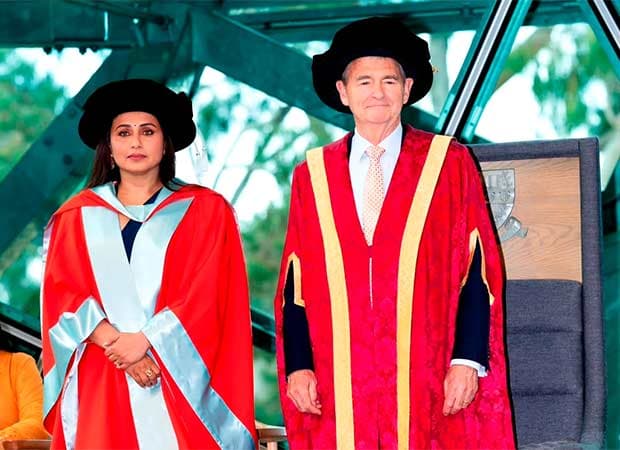 Rani Mukerji receives La Trobe Honorary Doctorate; second Indian film personality after Shah Rukh Khan
