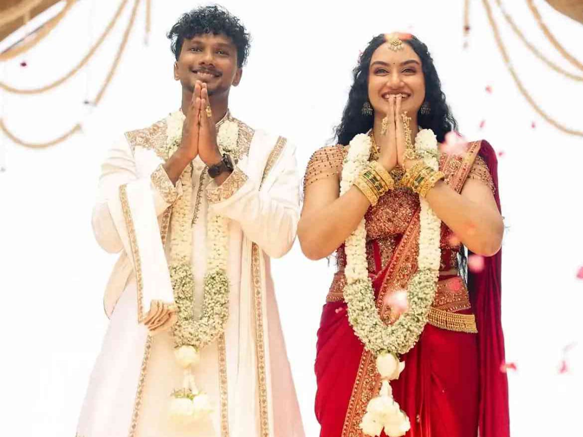 നടി നിലീൻ സാന്ദ്ര വിവാഹിതയായി; വരൻ സംവിധായകൻ ശ്യാമിൻ ഗിരീഷ്